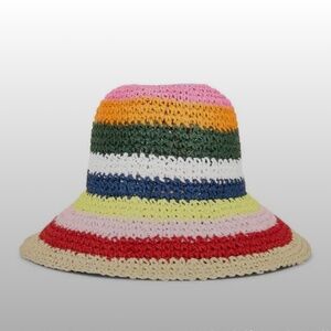Hat Attack Remy Stripe Bucket Hat | Pink Multicolor